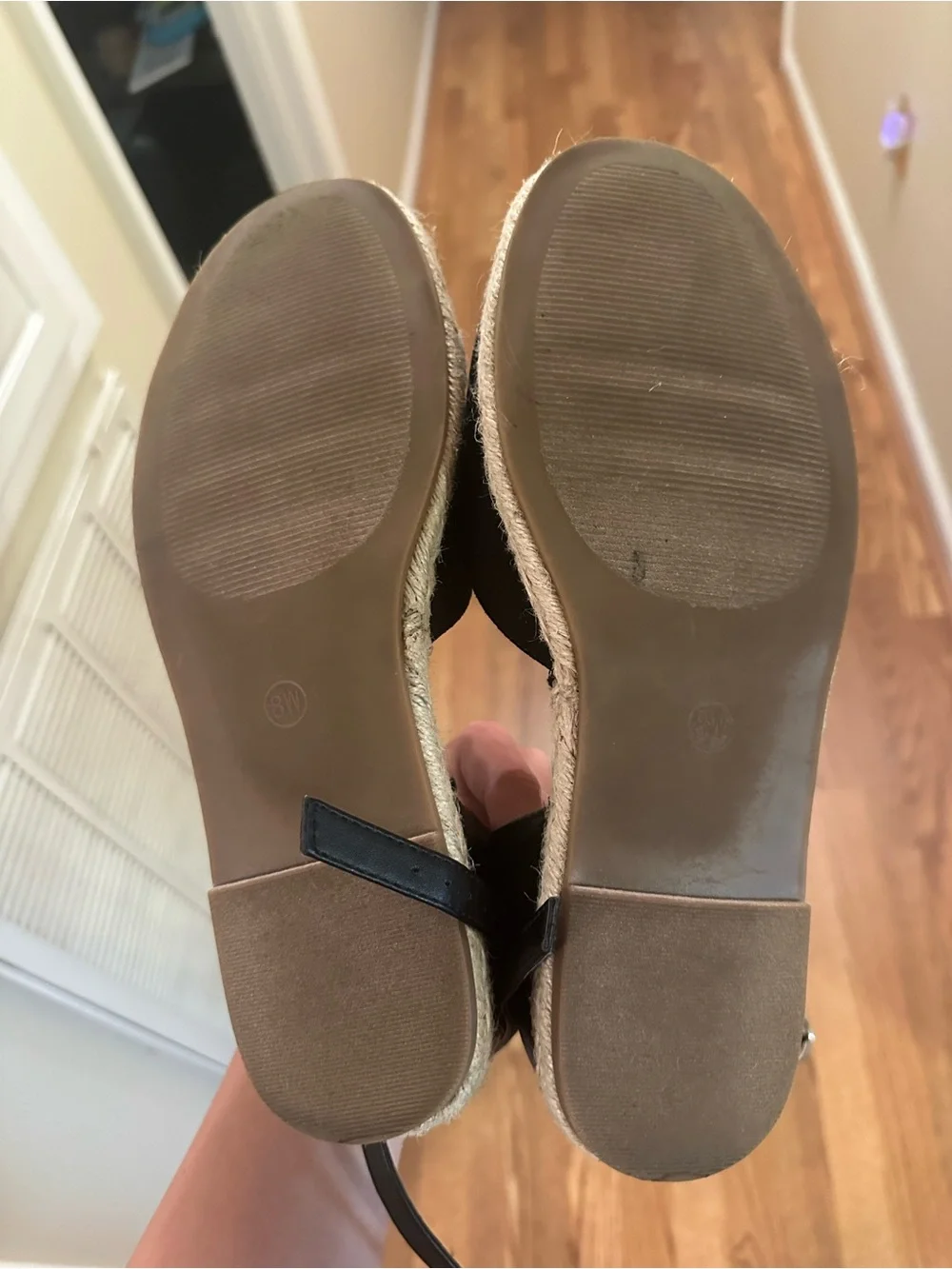 torrid Black Suede Ankle-Strap Espadrille Flats